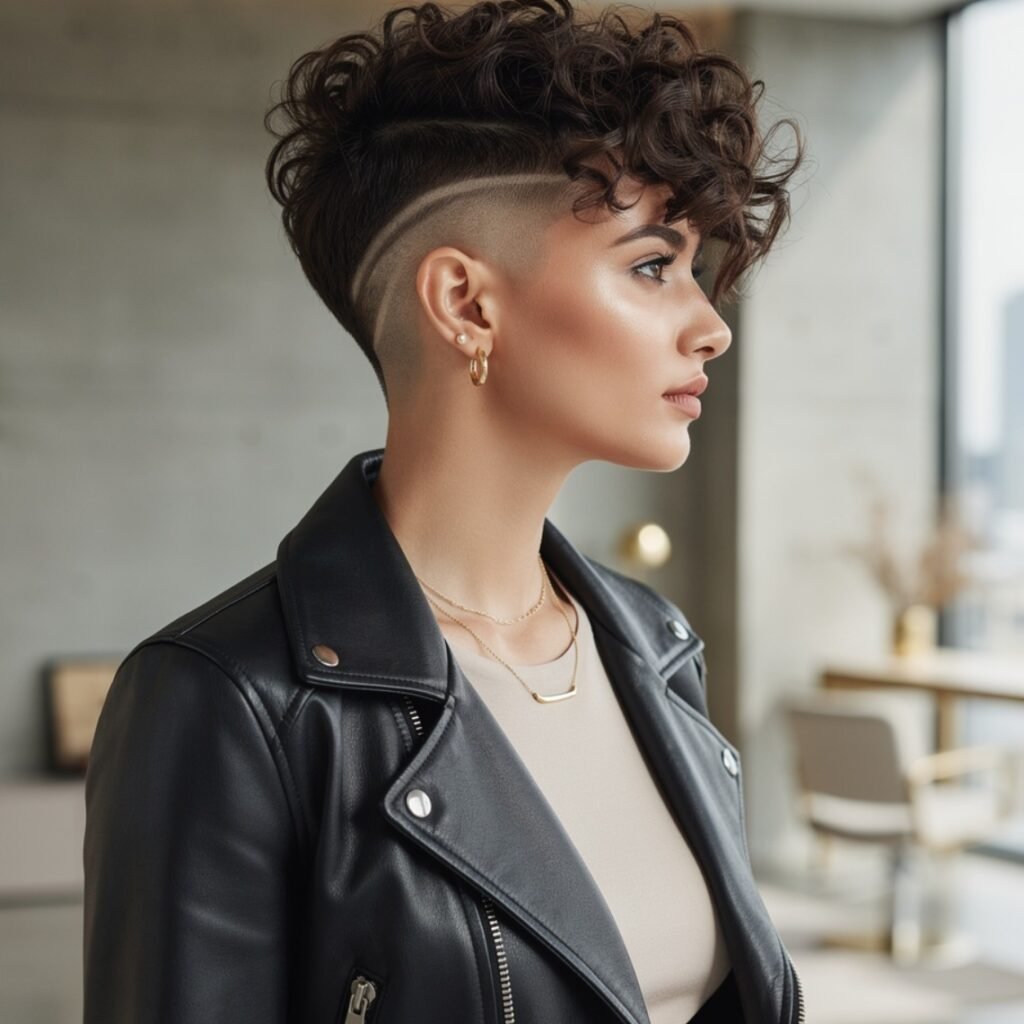 Curly Undercut