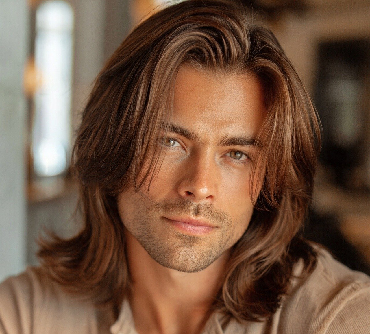 Curtain Haircut for Men