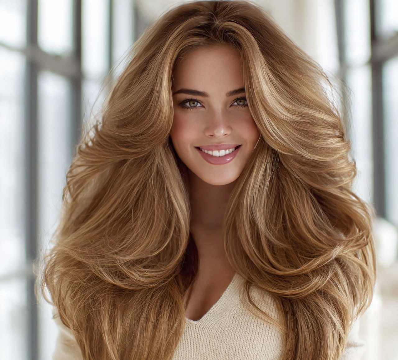 Feathered Farrah Fawcett Layers For Cute Long Hairs