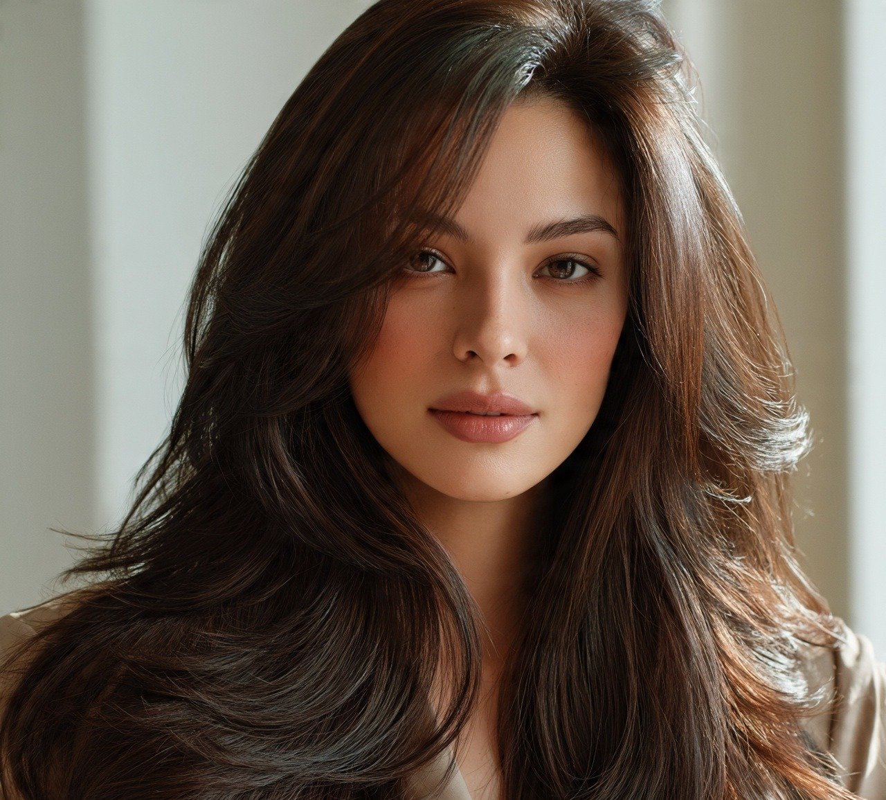 The Feathered Layers for Thick Hair