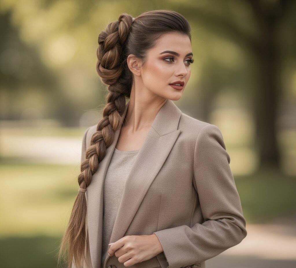 Fishtail Braid Bun