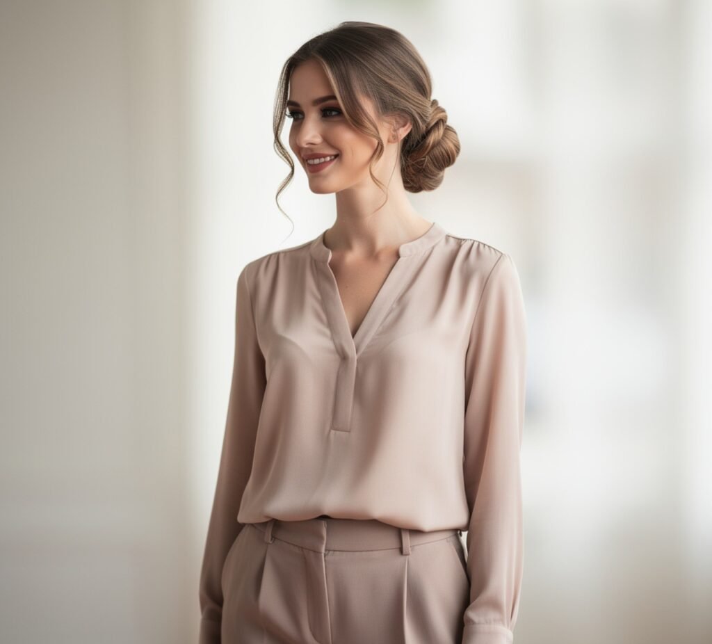 Knotted Low Bun