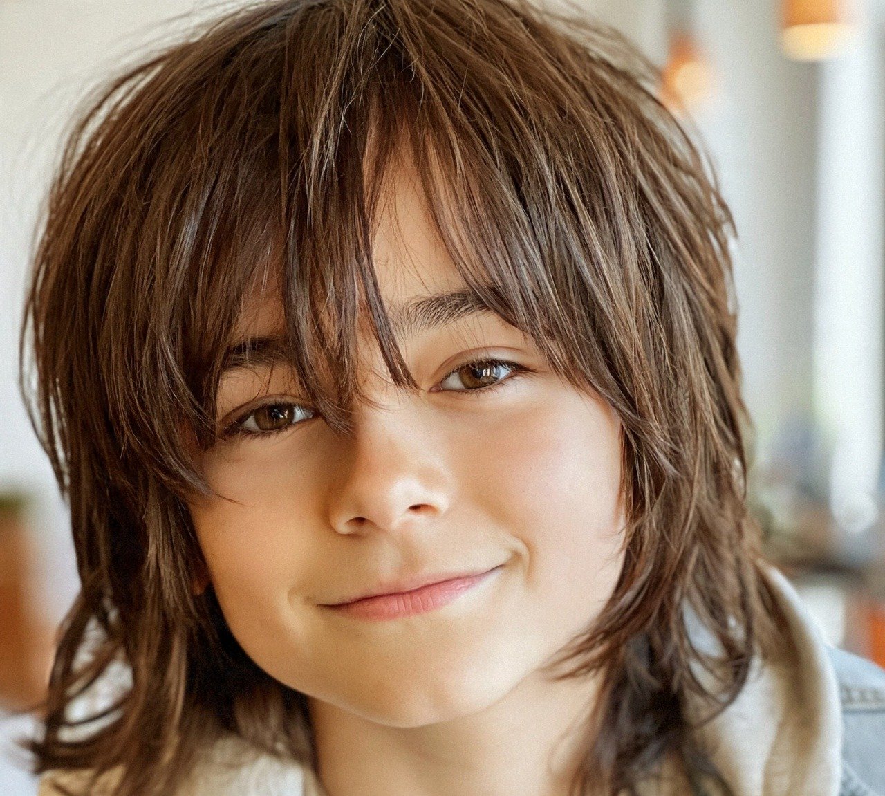 Long Fringe (Emo Curtains) For Boy