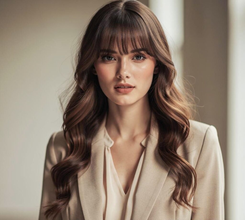 14 Trending Hairstyles for Long Length Hair That Flatter Every Texture in 2026 10 Long Hair with Curtain Bangs and Waves