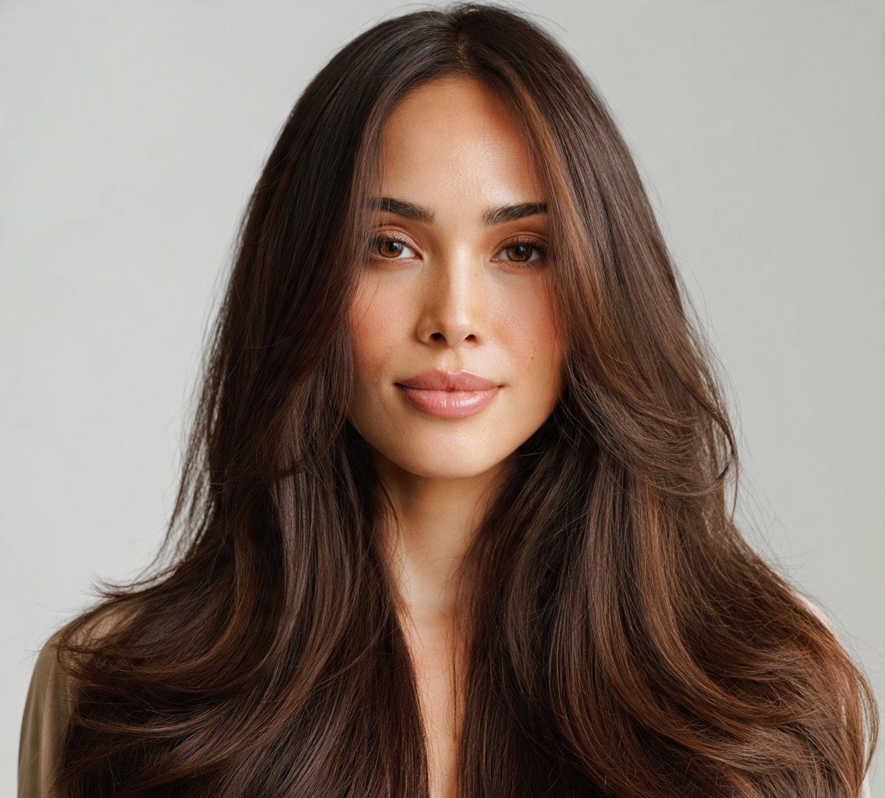 Long Layers with Heavy Interior Removal for Thick Hair