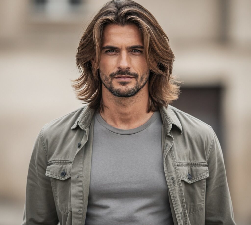 12 Trending and Stylish Long Hairstyles Men That Turn Heads 11 Long Layers with Texture