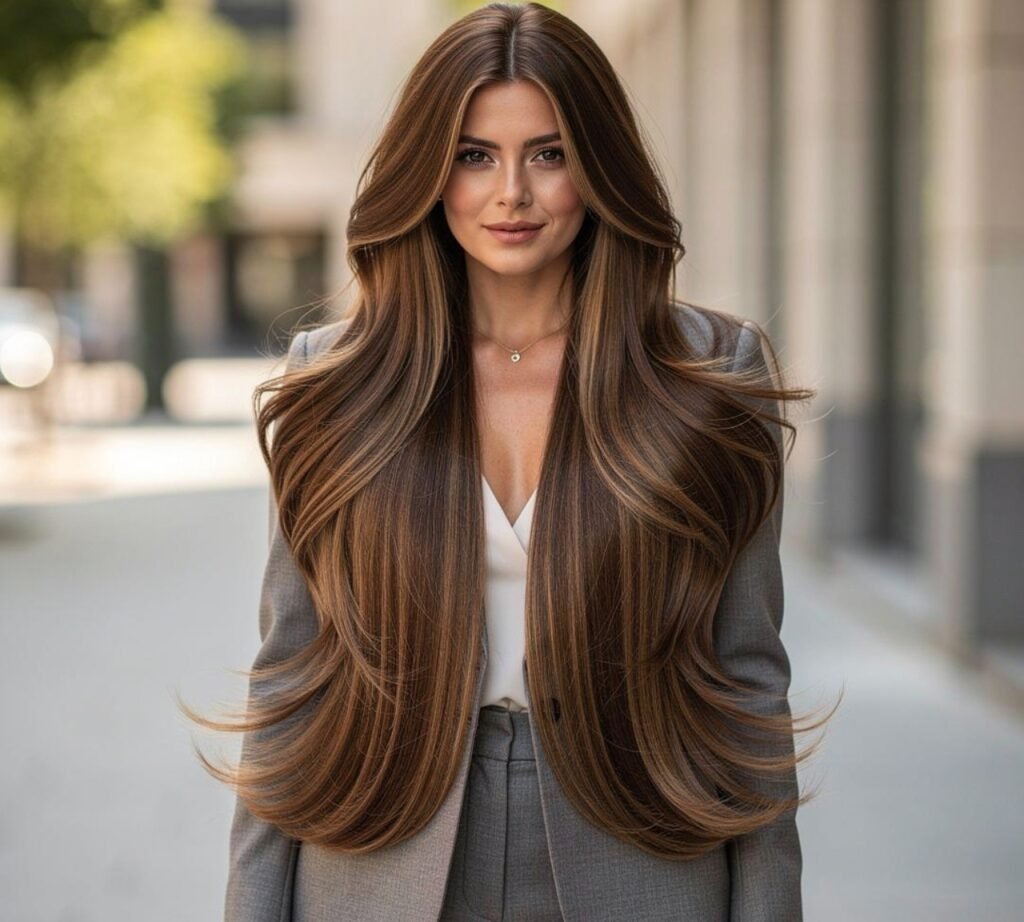 15 Best Long Hairstyles with Layers That Are Trending Right Now 9 Long U Shaped Layered Cut
