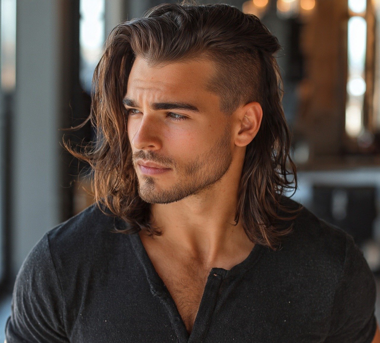 Long Undercut for Men