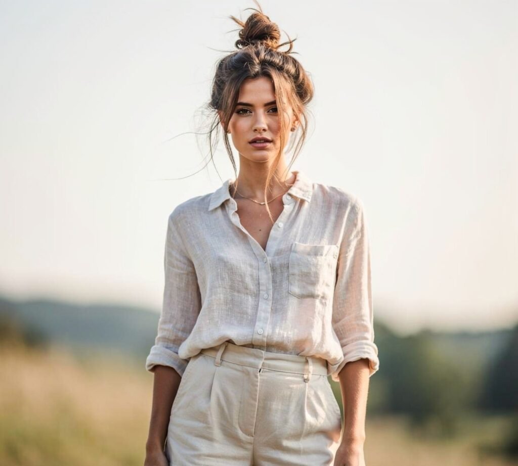 Messy Top Knot 1