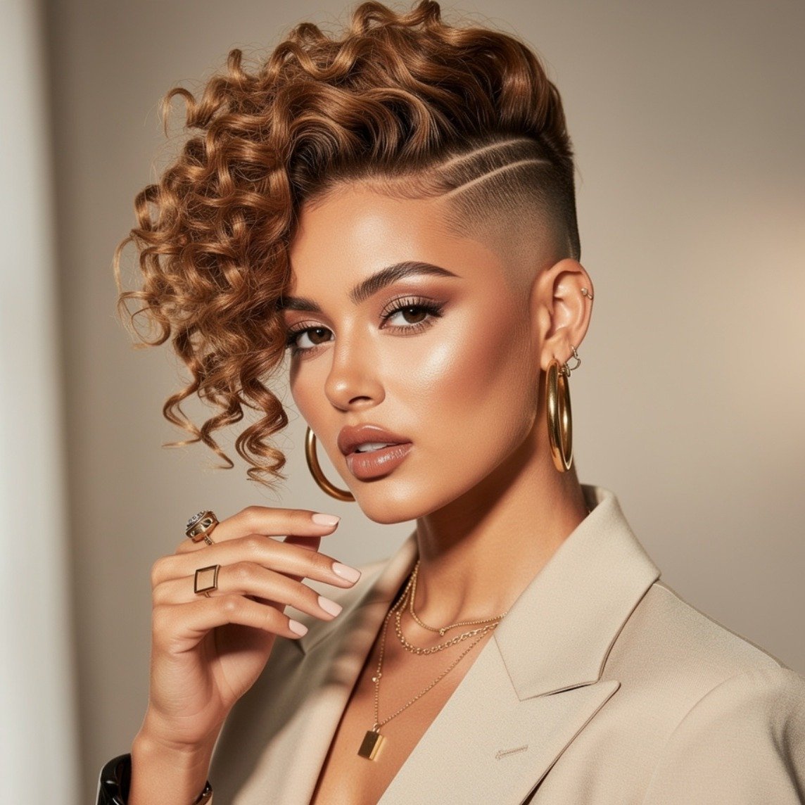 Natural Curly Mohawk