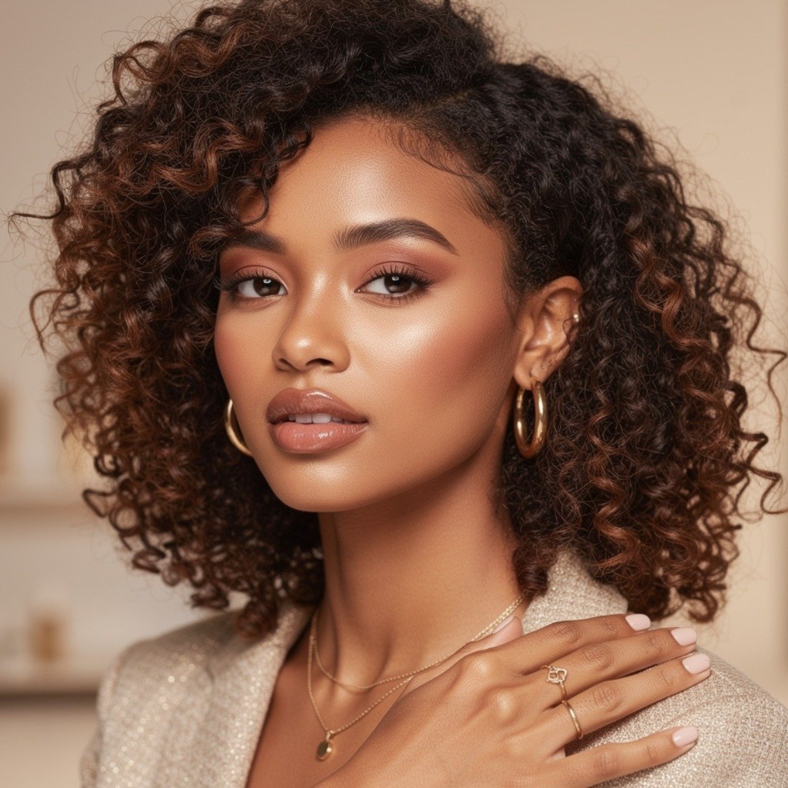 Natural Curly Shrinkage Style