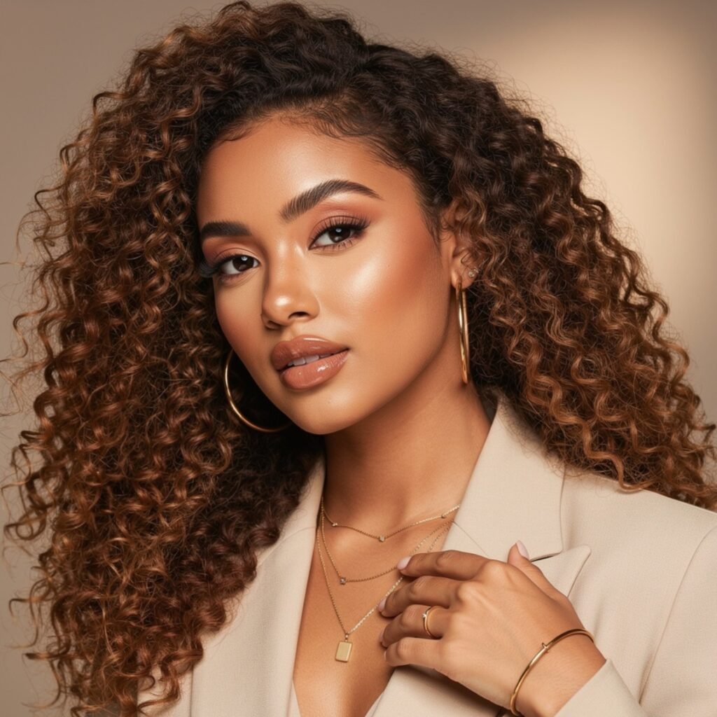 Natural Wash and Go Curls Down