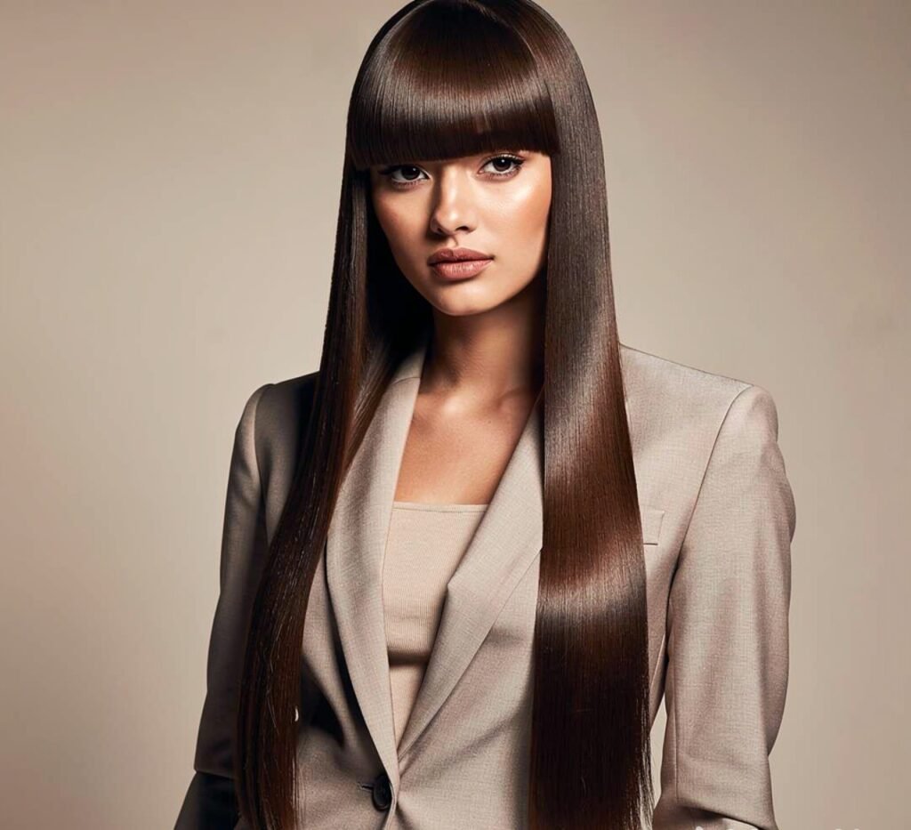 Sleek Blunt Cut