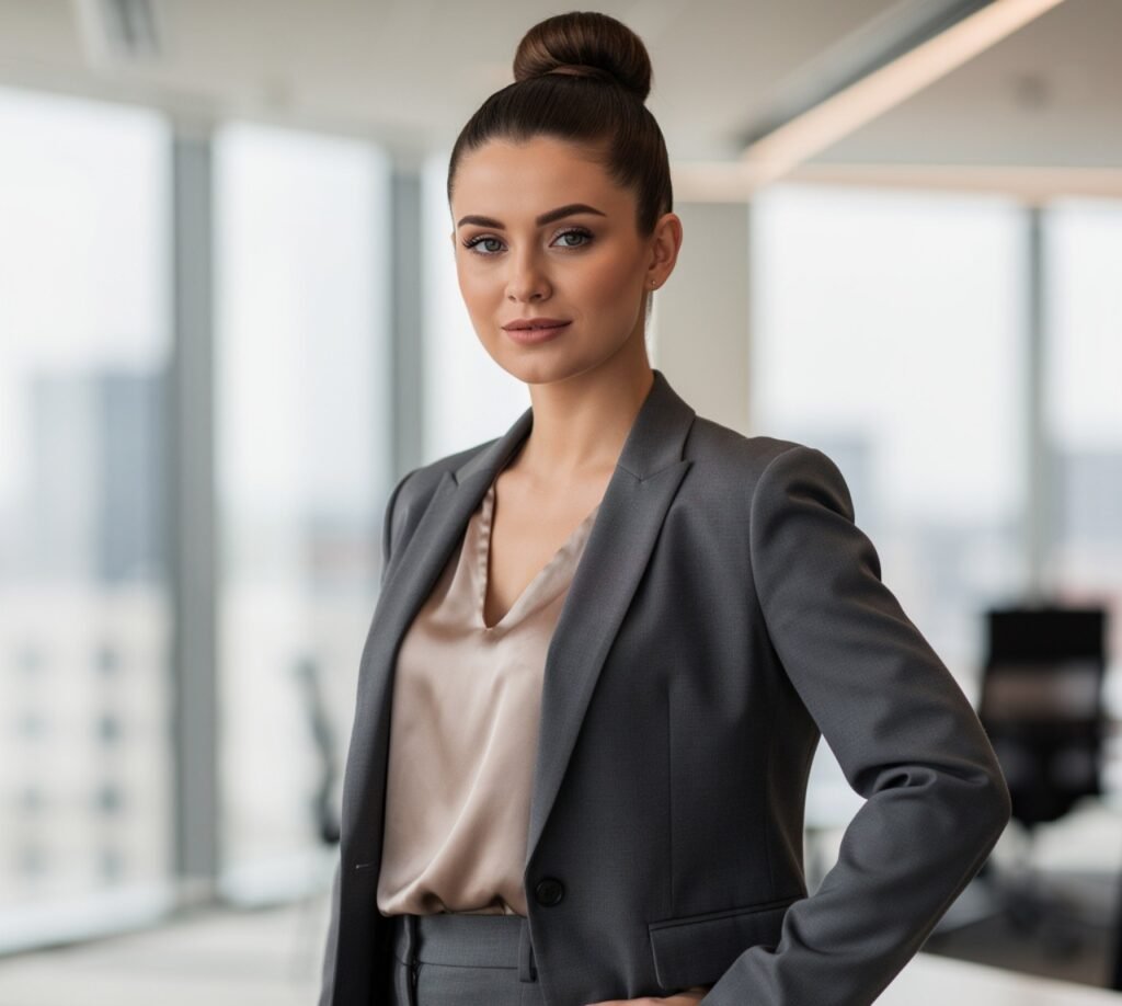 Best Work Hairstyles for Long Hair: 16 Chic & Office-Ready Looks 5 Sleek High Bun
