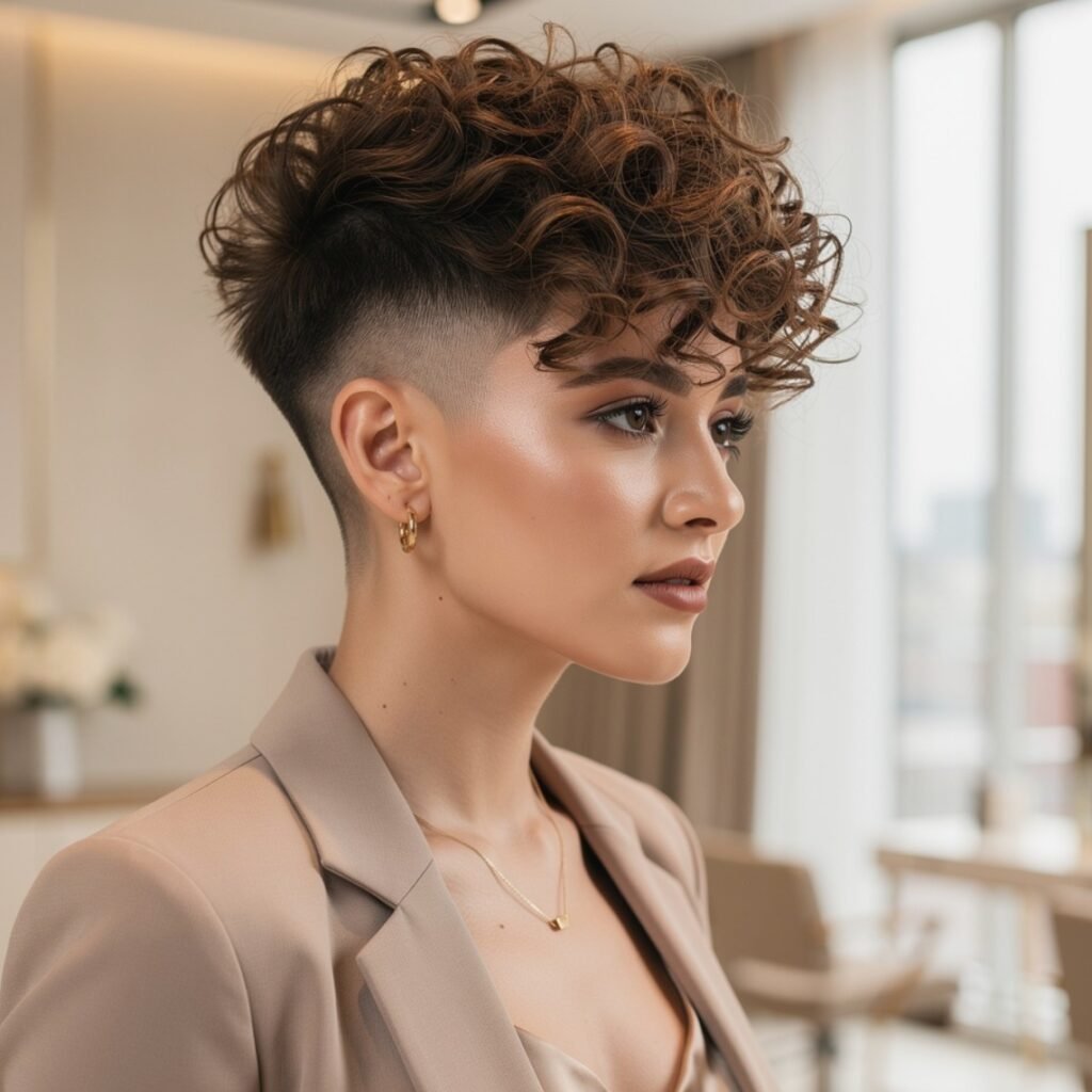 Tapered Curly Cut