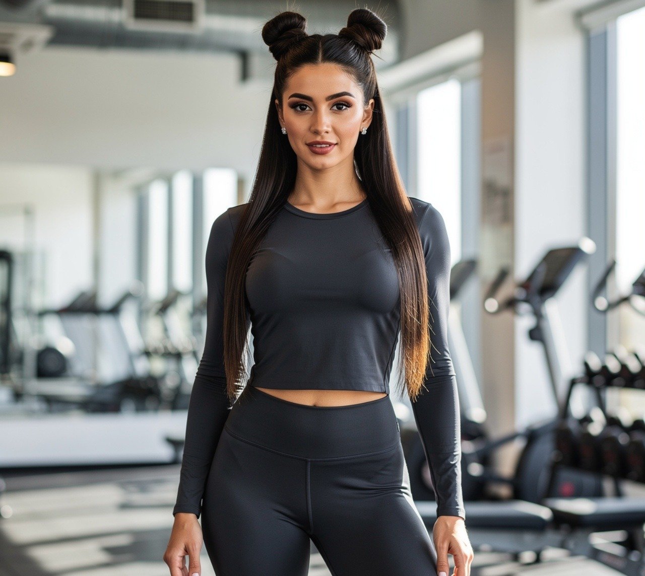 gym hairstyles for long hair