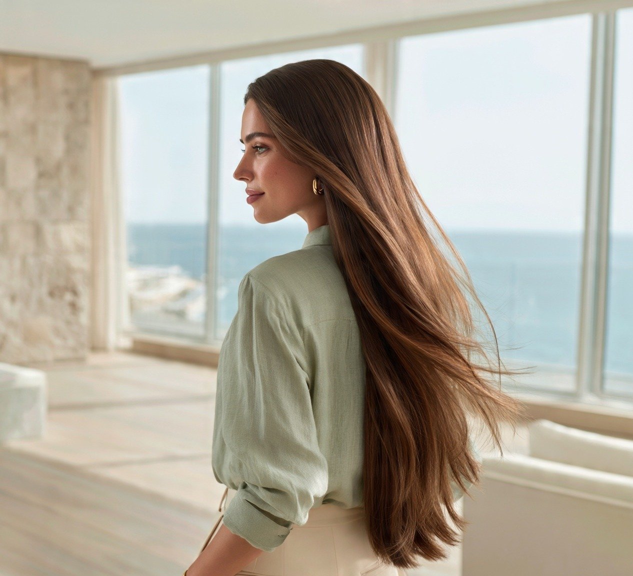 Tension-Release Haircuts Long Hair Style