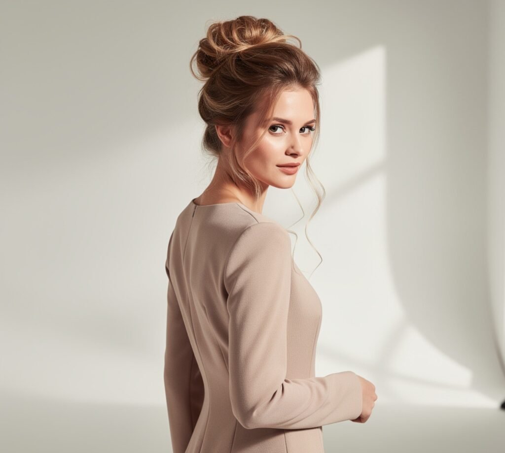 Textured Messy Bun