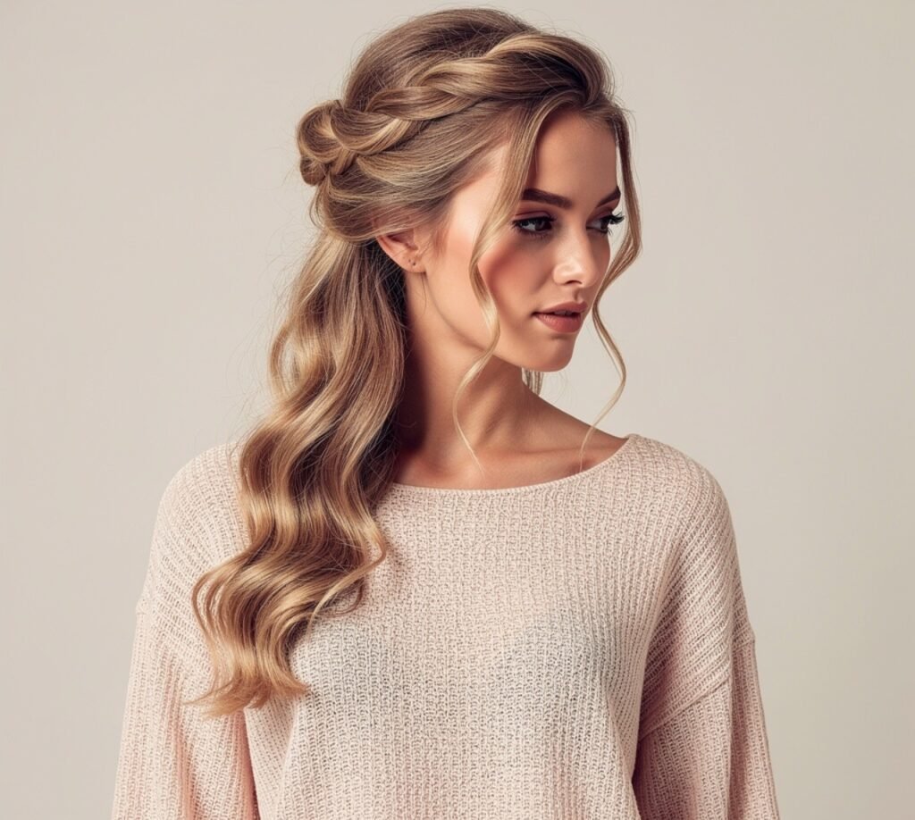 14 Trending Hairstyles for Long Length Hair That Flatter Every Texture in 2026 6 Twisted Half Up Half Down