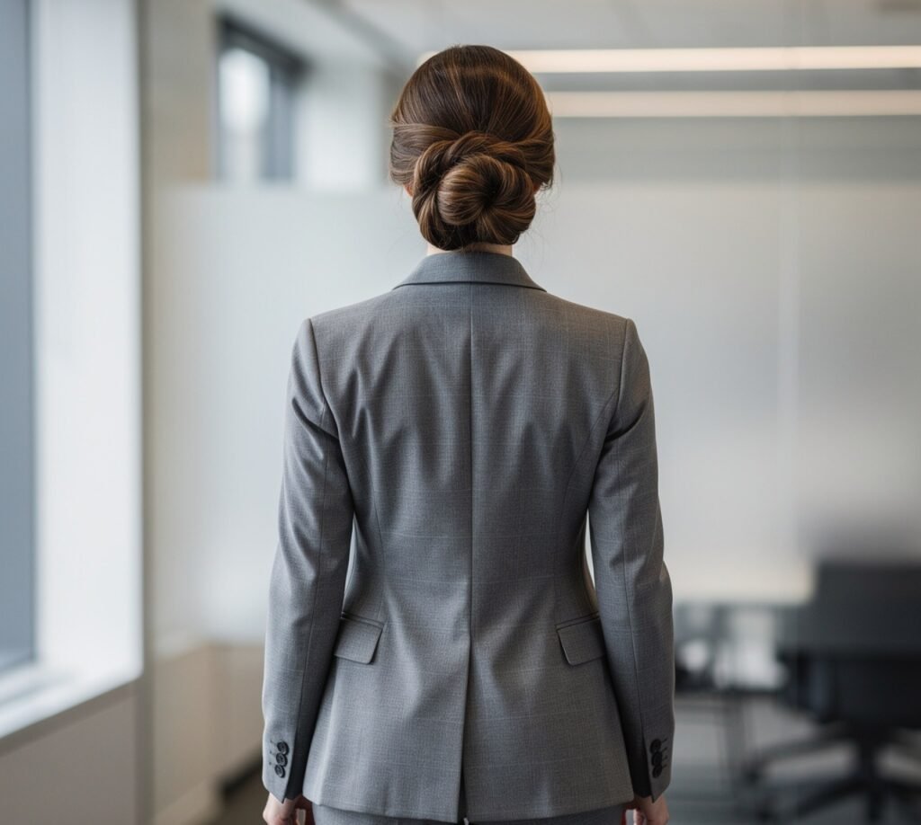 Best Work Hairstyles for Long Hair: 16 Chic & Office-Ready Looks 10 Twisted Low Bun