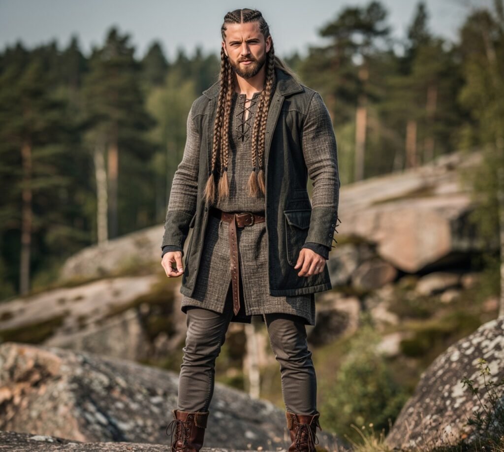 12 Trending and Stylish Long Hairstyles Men That Turn Heads 8 Viking Braids