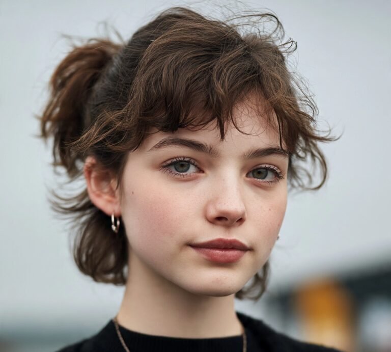 short hair ponytail hairstyles