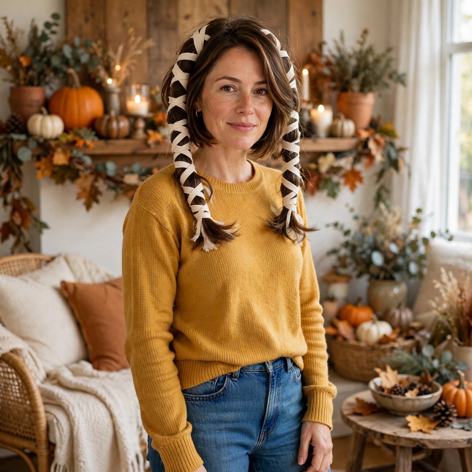 14. Wrapped Mummy Bob Hairstyles for Short Hair