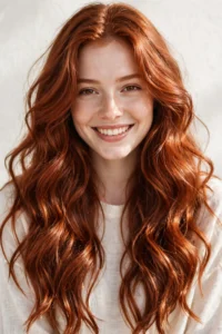 Hairs Blooming : Inspiration For Your Daily Routine Hair Ideas 17 Woman with long wavy auburn hair