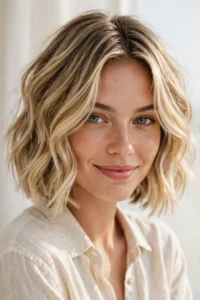 Hairs Blooming : Inspiration For Your Daily Routine Hair Ideas 19 Woman with blonde bob haircut