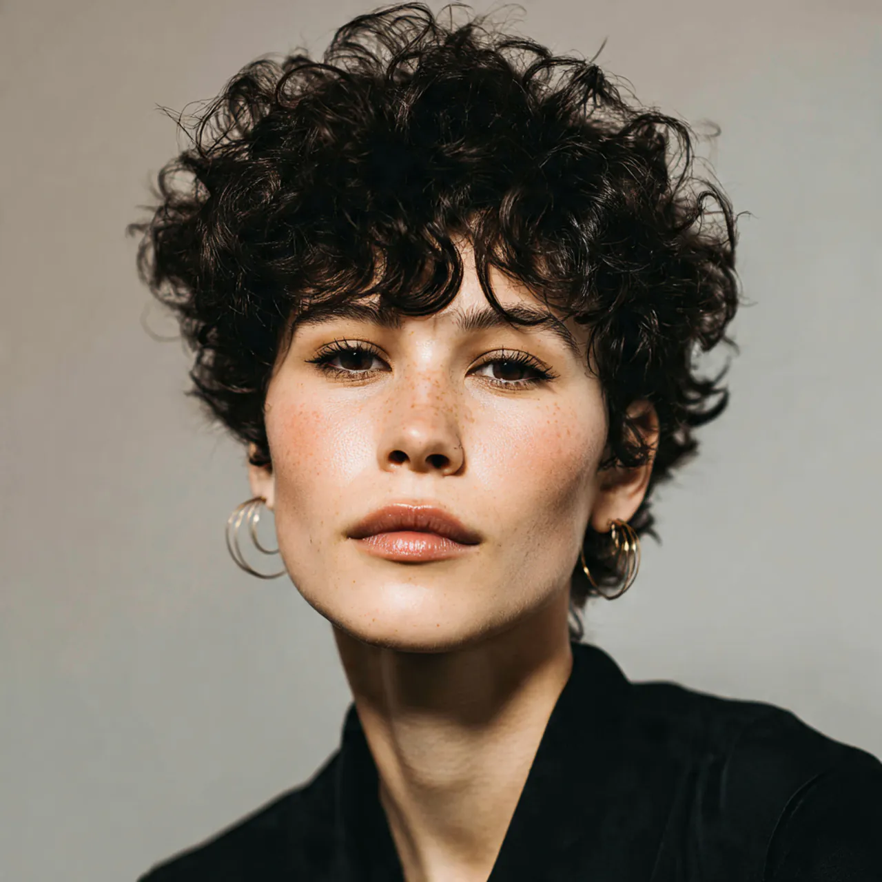 Curly Pixie Cut