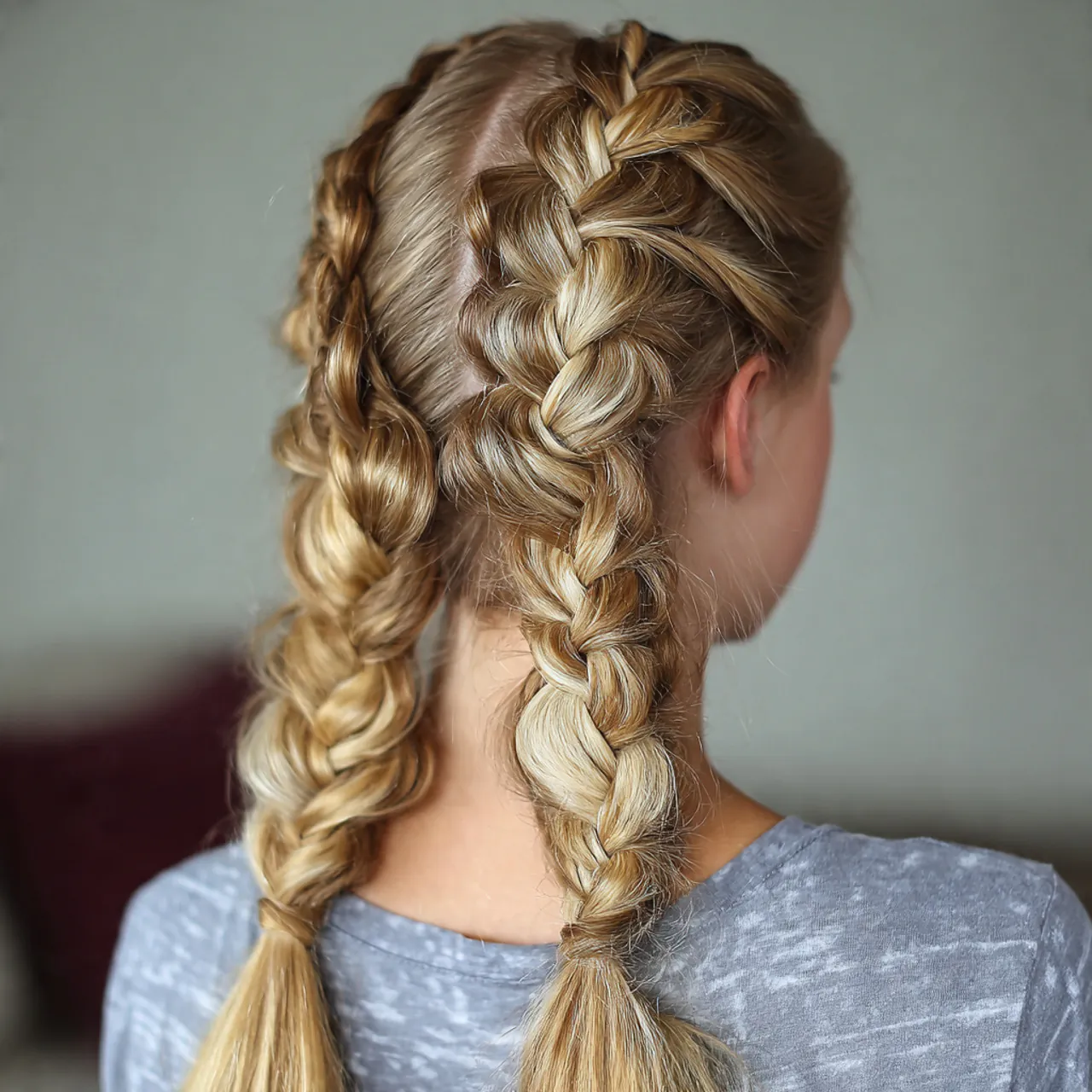 Dutch Braids For Teens