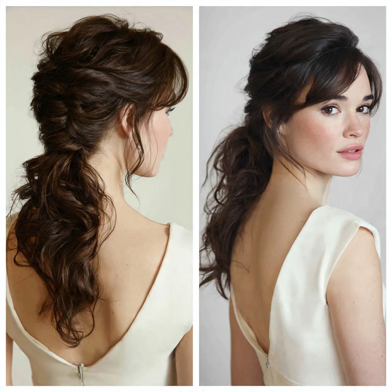 Low Twisted Ponytail