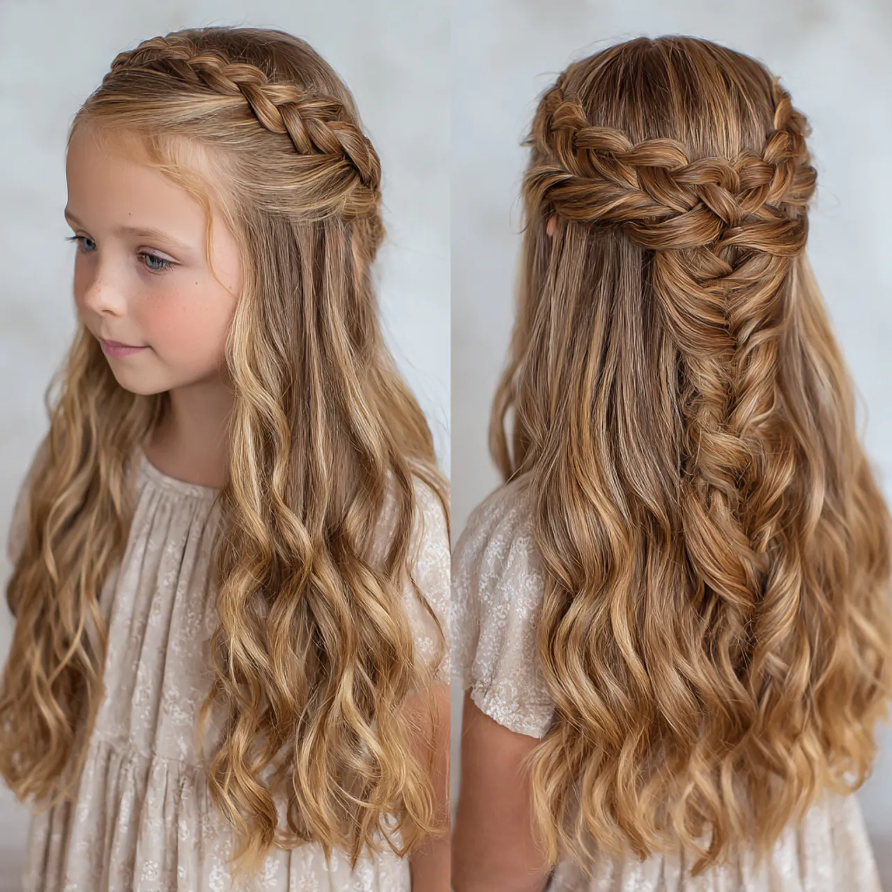 waterfall braid for kids