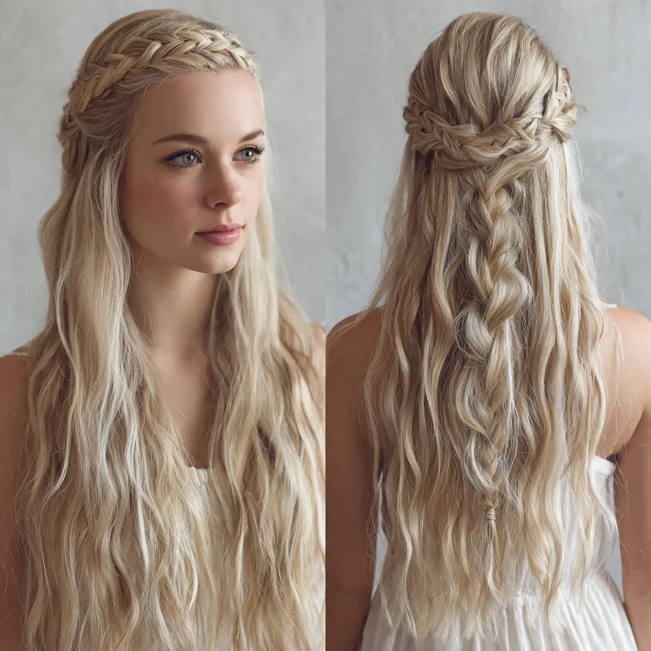 Waterfall Braid For Teens