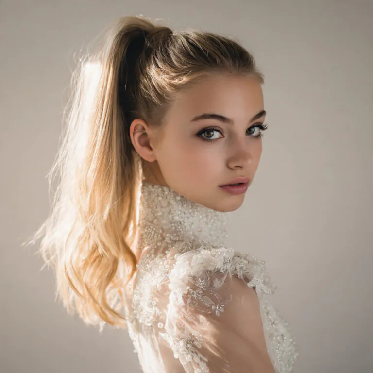 ponytail hairstyles wedding