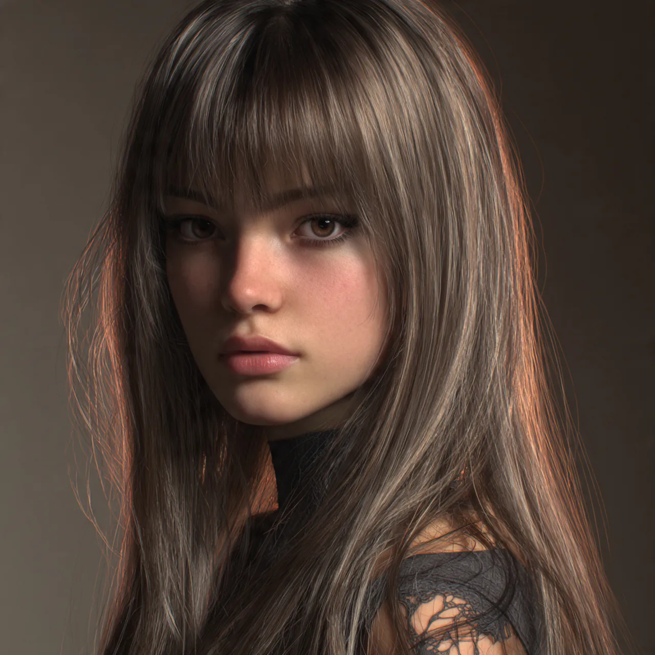 Curtain Bangs Straight Hair: 16 Sleek Style Ideas 1 curtain bangs straight hair