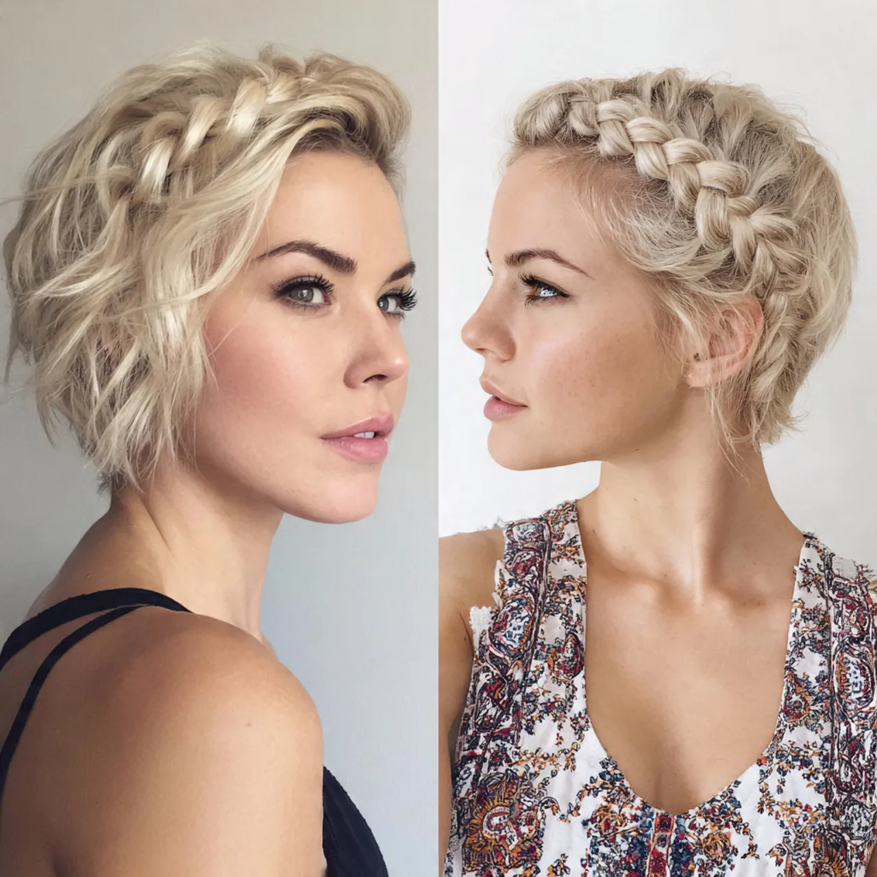 13 Trending Hairstyles Short Hair: Chic & Easy Ideas 12 braided hairstyles short hair