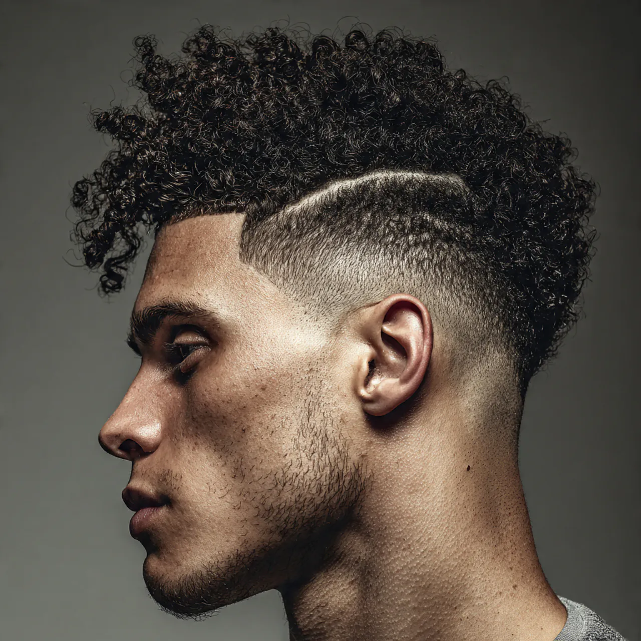 Curly Hairstyles Men: 17 Trendy Looks to Try 17 curly hair with hard part hairstyle for men single