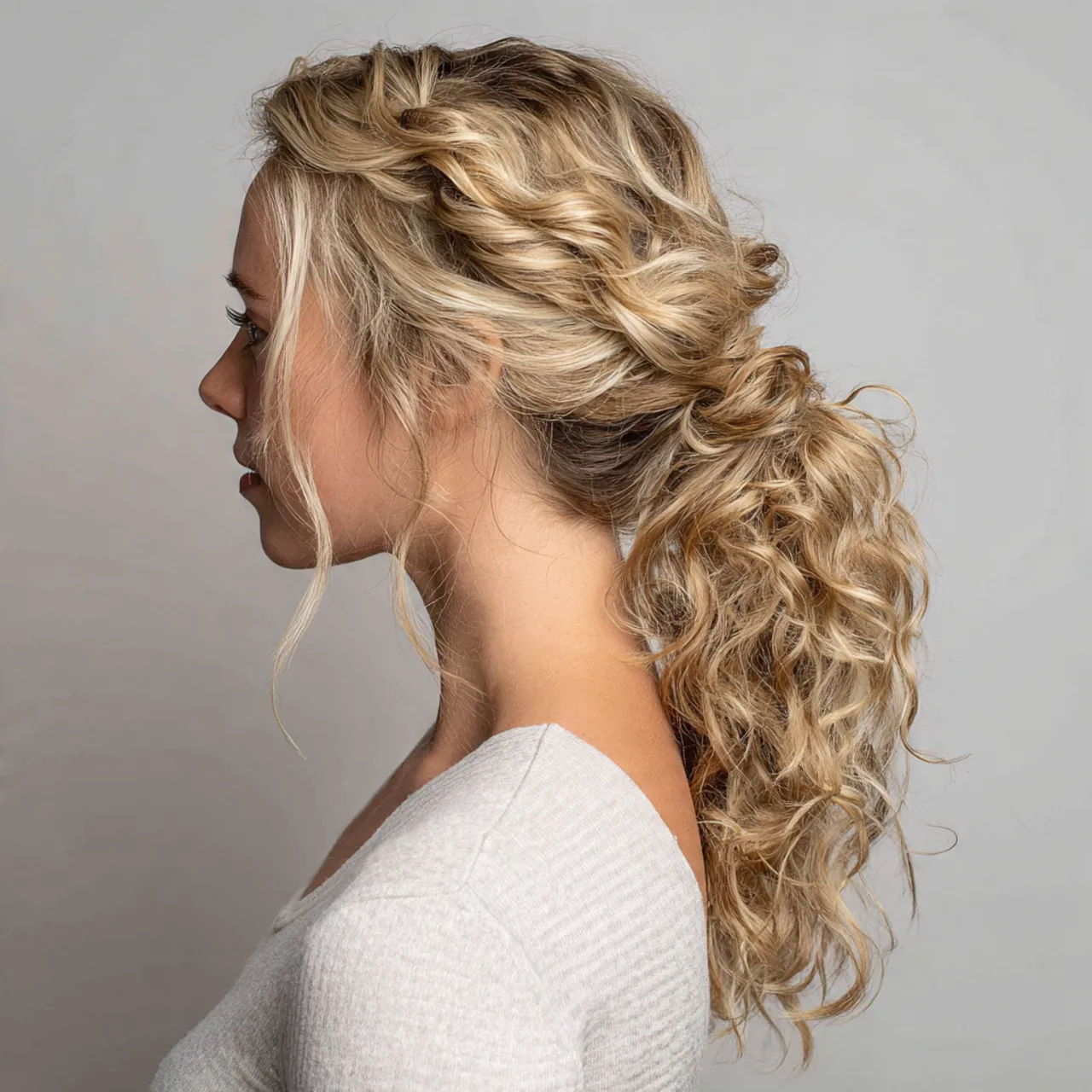 13 Trending Low Ponytail Hairstyles for Every Occasion that You'll Love 9 curly low ponytail hairstyles 1