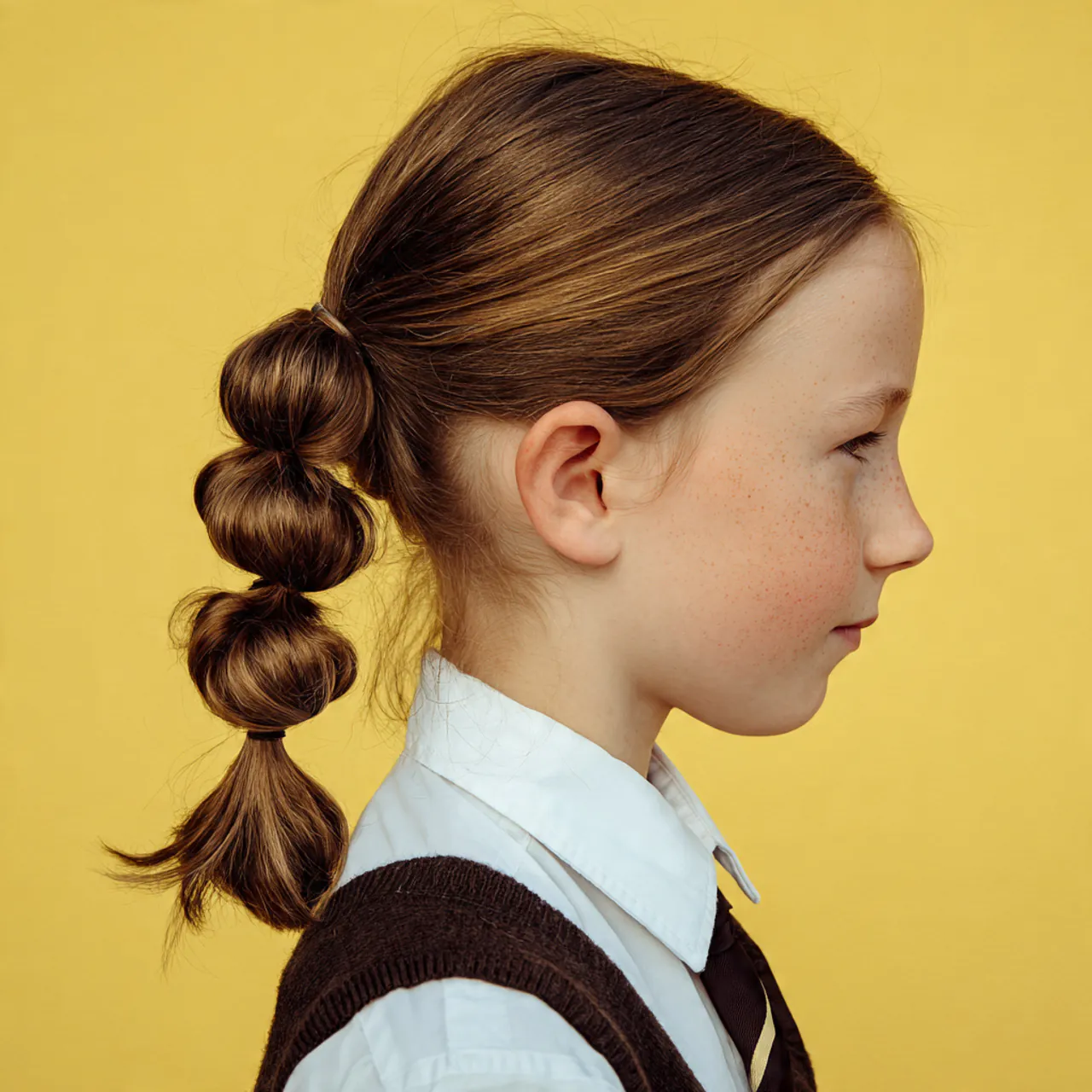 15 Trending Cute School Hairstyles for Effortless Daily Style 7 cute school hairstyle featuring a bubble ponytail