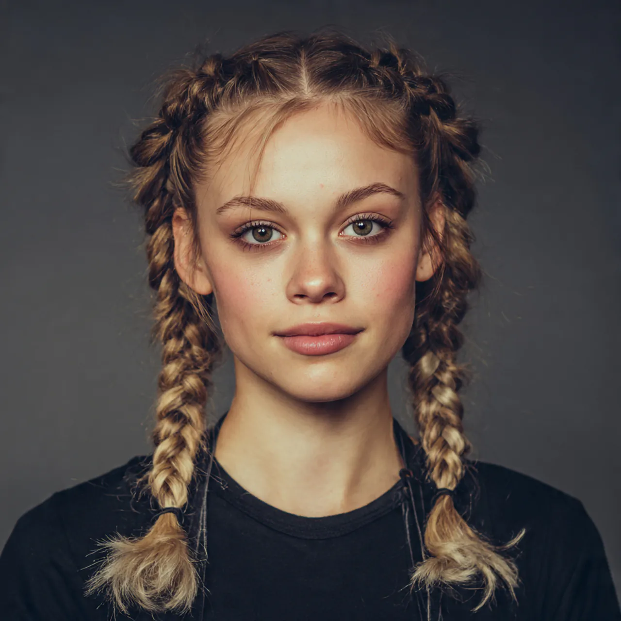 double braided pigtails hairstyles