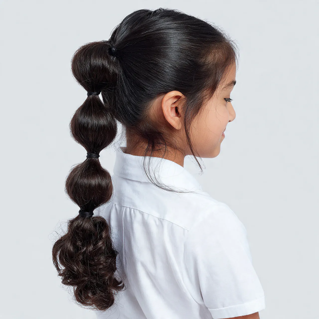 15 Trending Hairstyles for School Easy and Cute Daily Looks 8 easy bubble tie hairstyle for school on a young gi