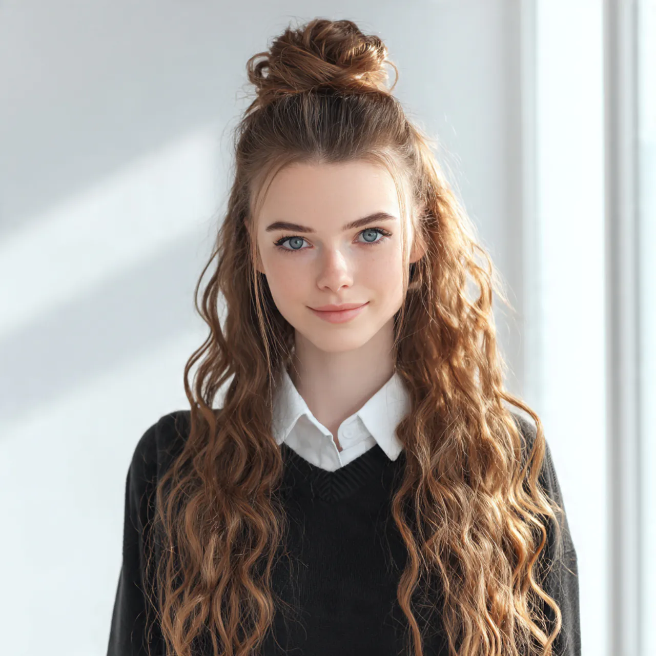 15 Trending Hairstyles for School Easy and Cute Daily Looks 15 easy half up bun hairstyle for school single look