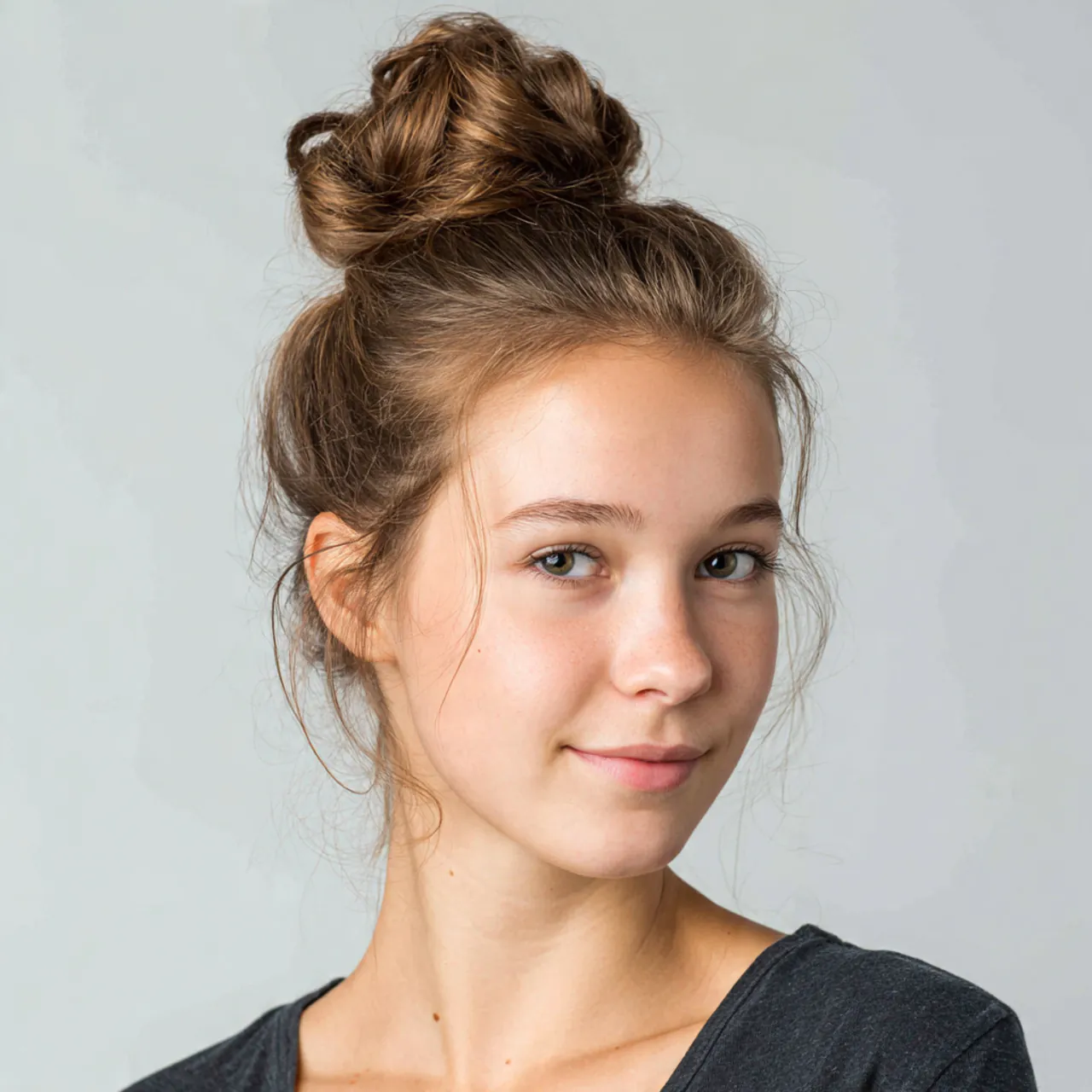 15 Trending Hairstyles for School Easy and Cute Daily Looks 13 easy high top bun hairstyle for school neat and si