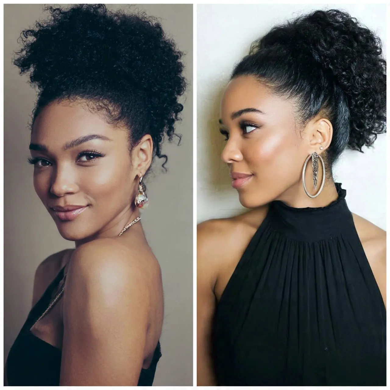 15 Trending Ponytail Hairstyles for Curly Hair: Cute & Stylish Ideas 11 high puff ponytail hairstyles