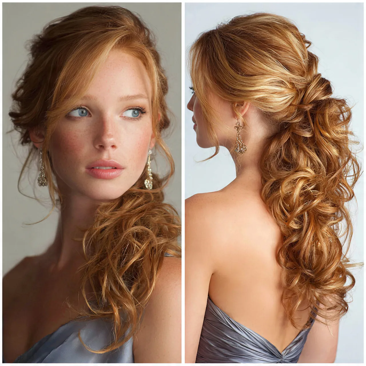 15 Trending Ponytail Hairstyles for Curly Hair: Cute & Stylish Ideas 14 low side curly ponytail hairstyles