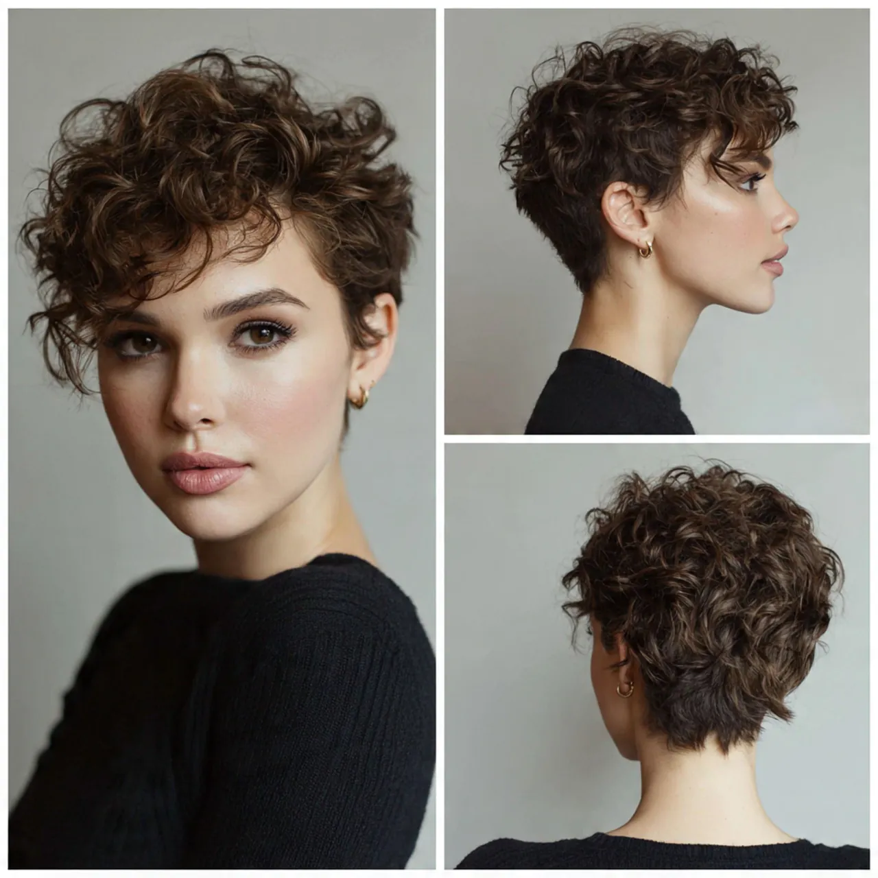 pixie hairstyles curly hair