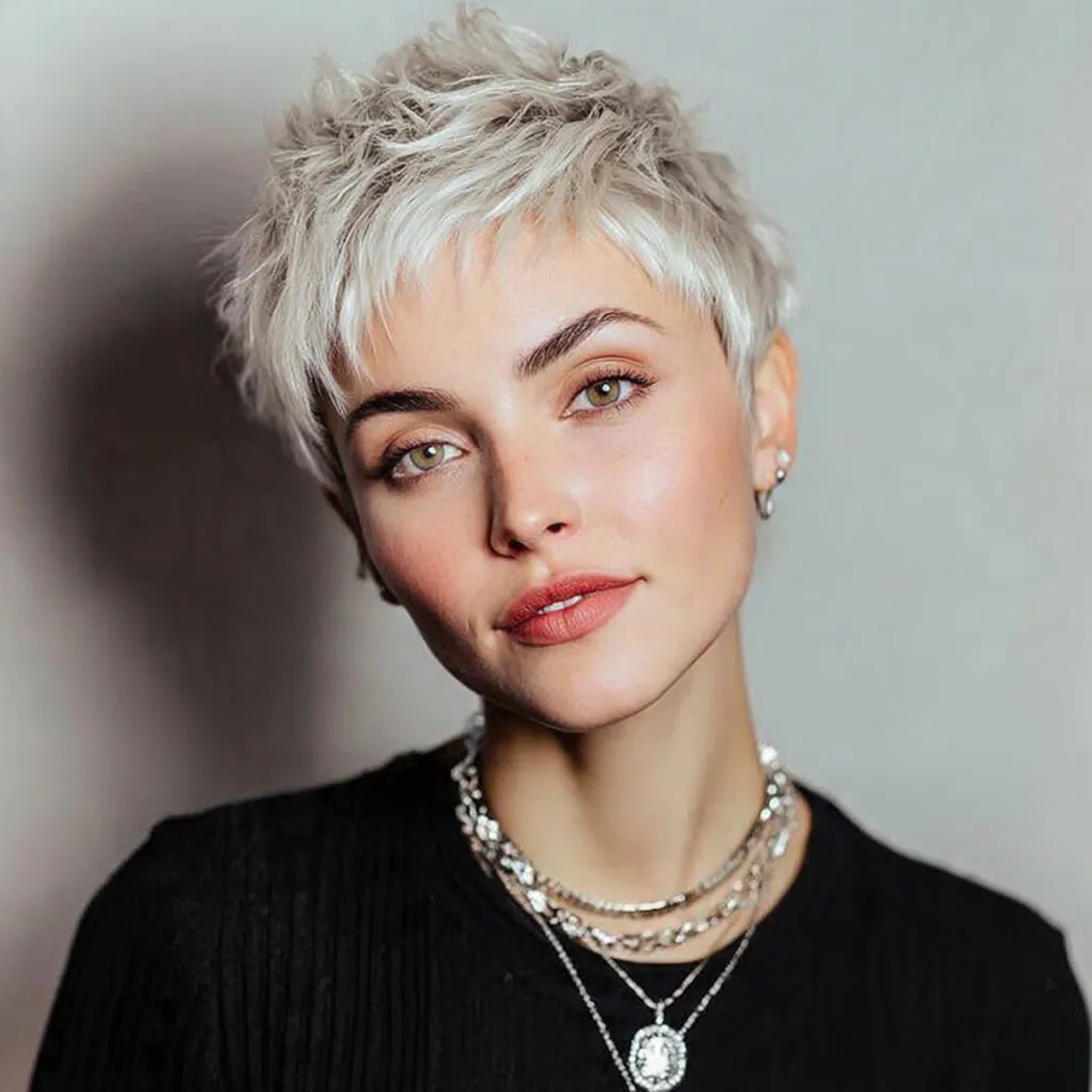 pixie short wolf cut