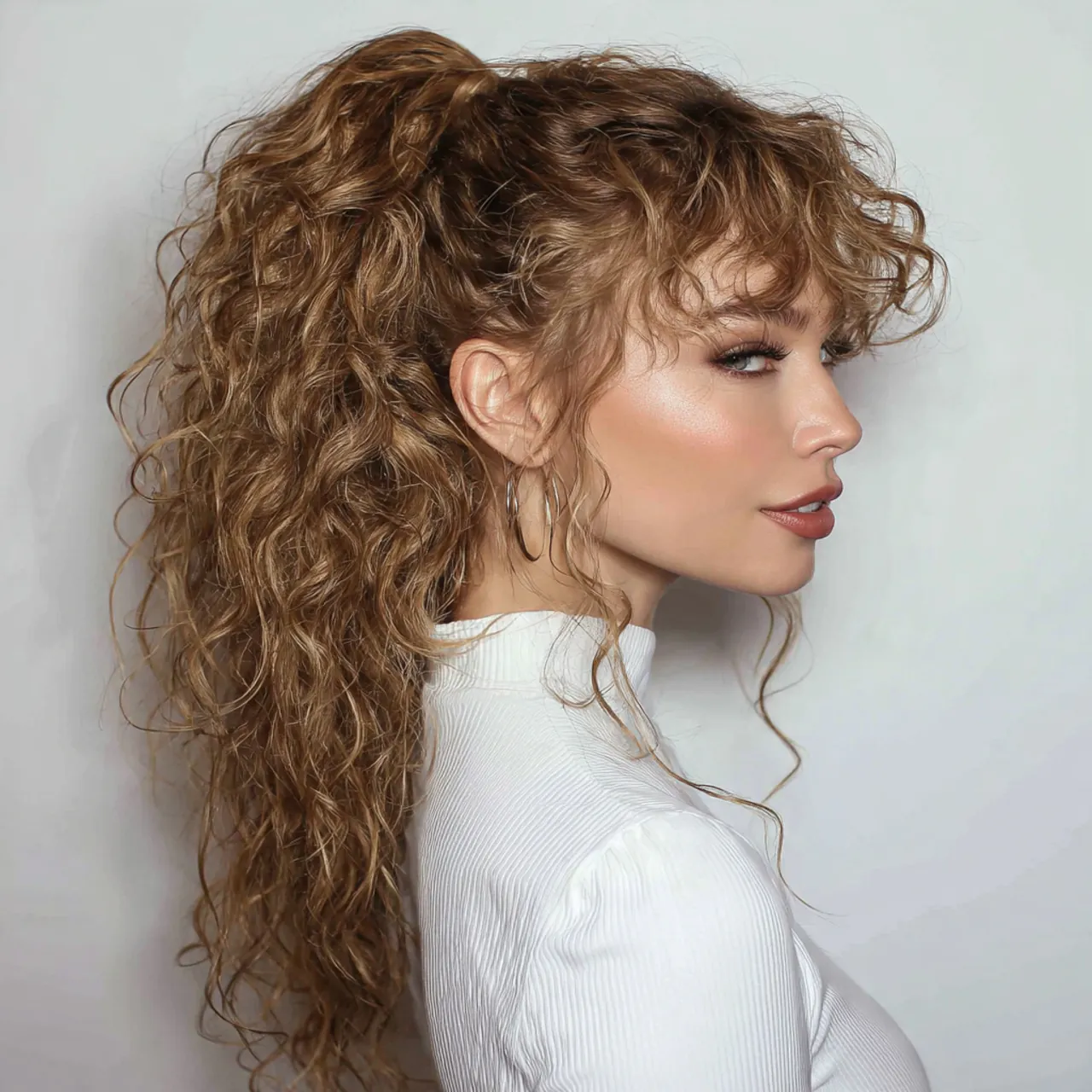 ponytail hairstyles curly hair