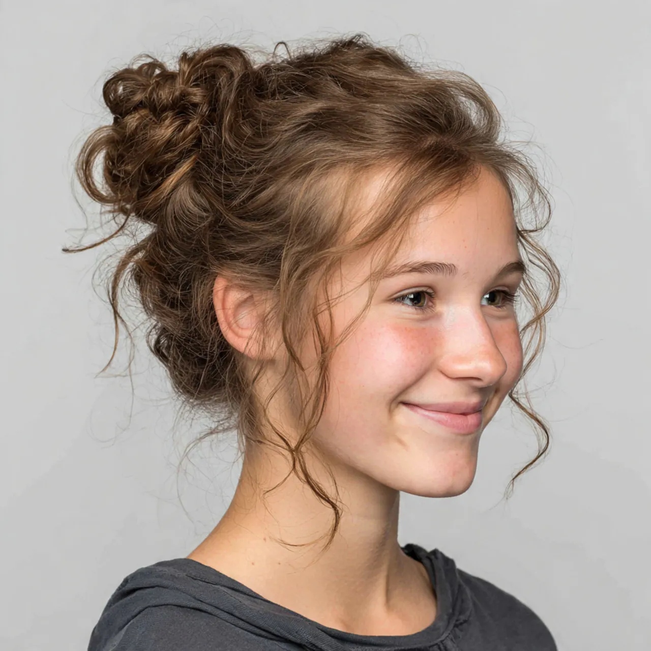 15 Trending Hairstyles for School Easy and Cute Daily Looks 3 relaxed messy bun hairstyle for school easy and ca